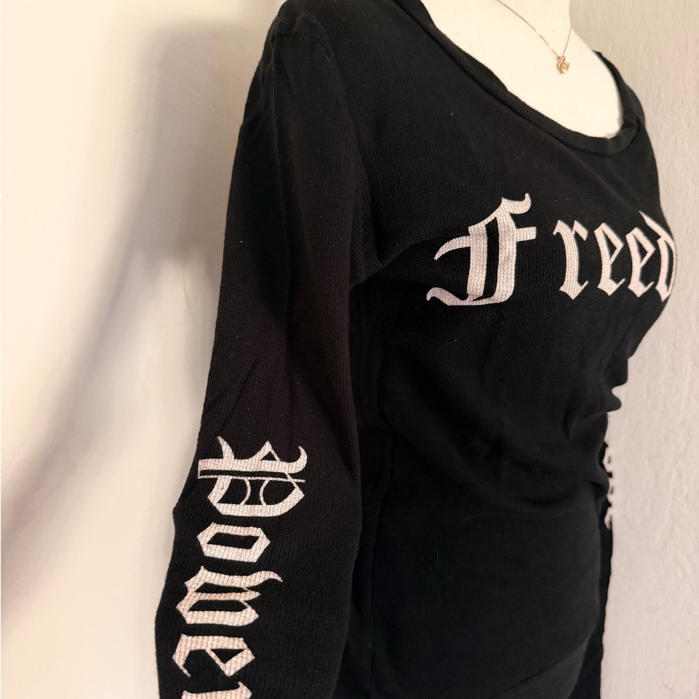 Freedom Black Long Sleeve Tee - Picture 4 of 6